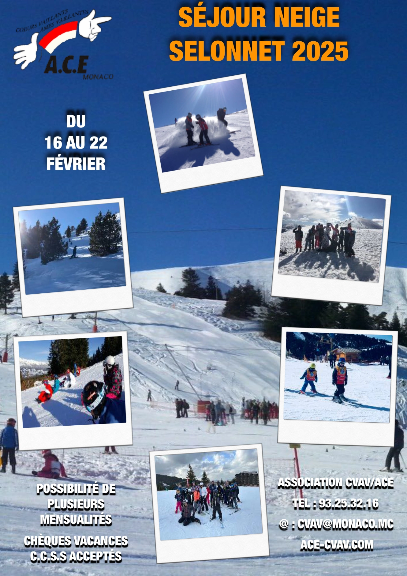 Séjour neige Selonnet 2025