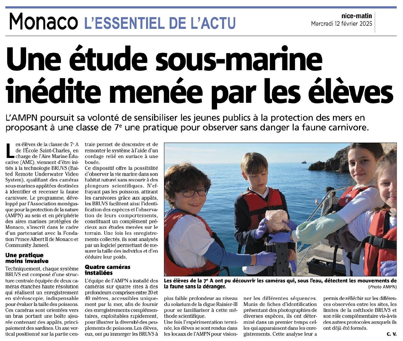 Monaco Matin février 2025