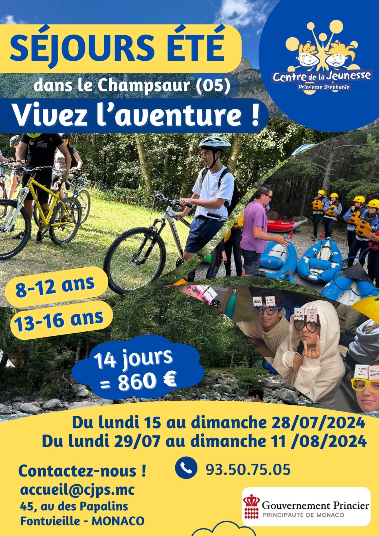 Affiche Séjours Eté 2024