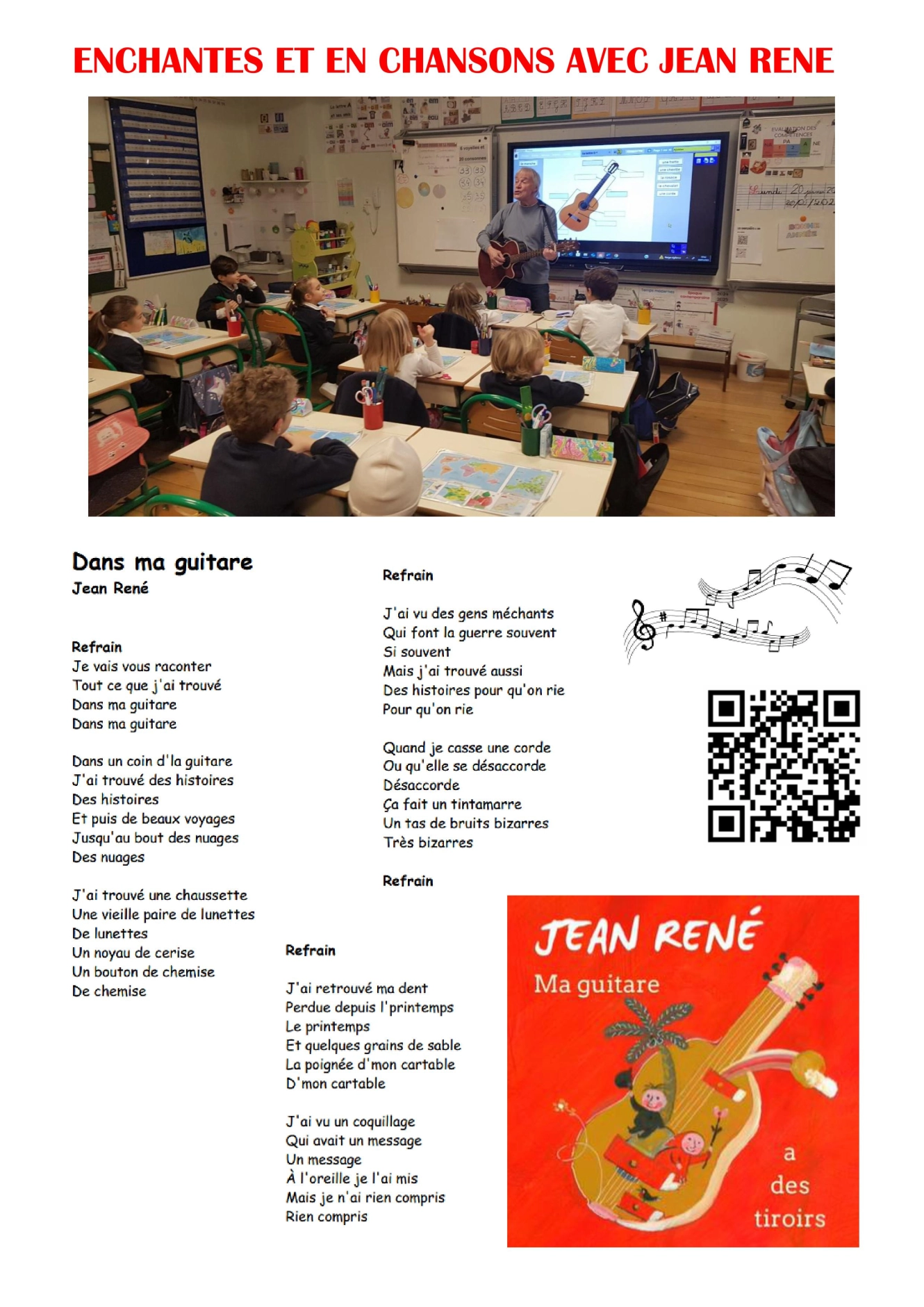 EN CHANSONS AVEC JEAN RENE