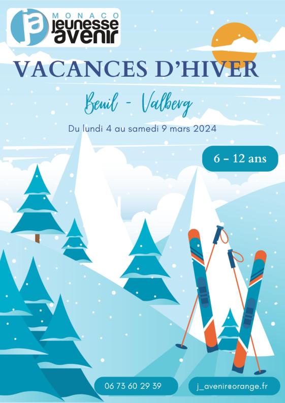 Affiche ski Valberg 2024