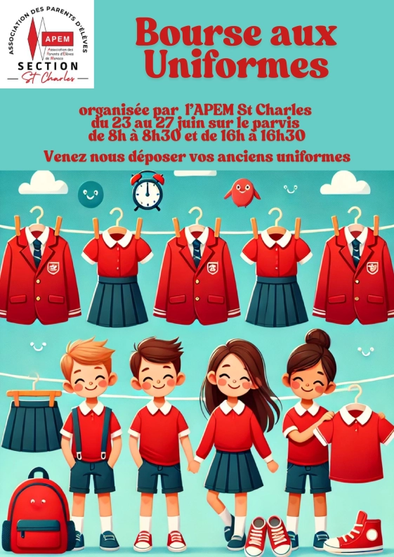 Bourse aux Uniformes "Juin 2025"