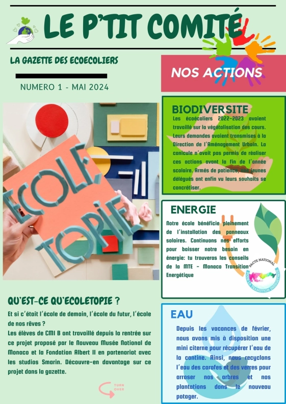 Le P'tit Comité - La gazette des éco-écoliers